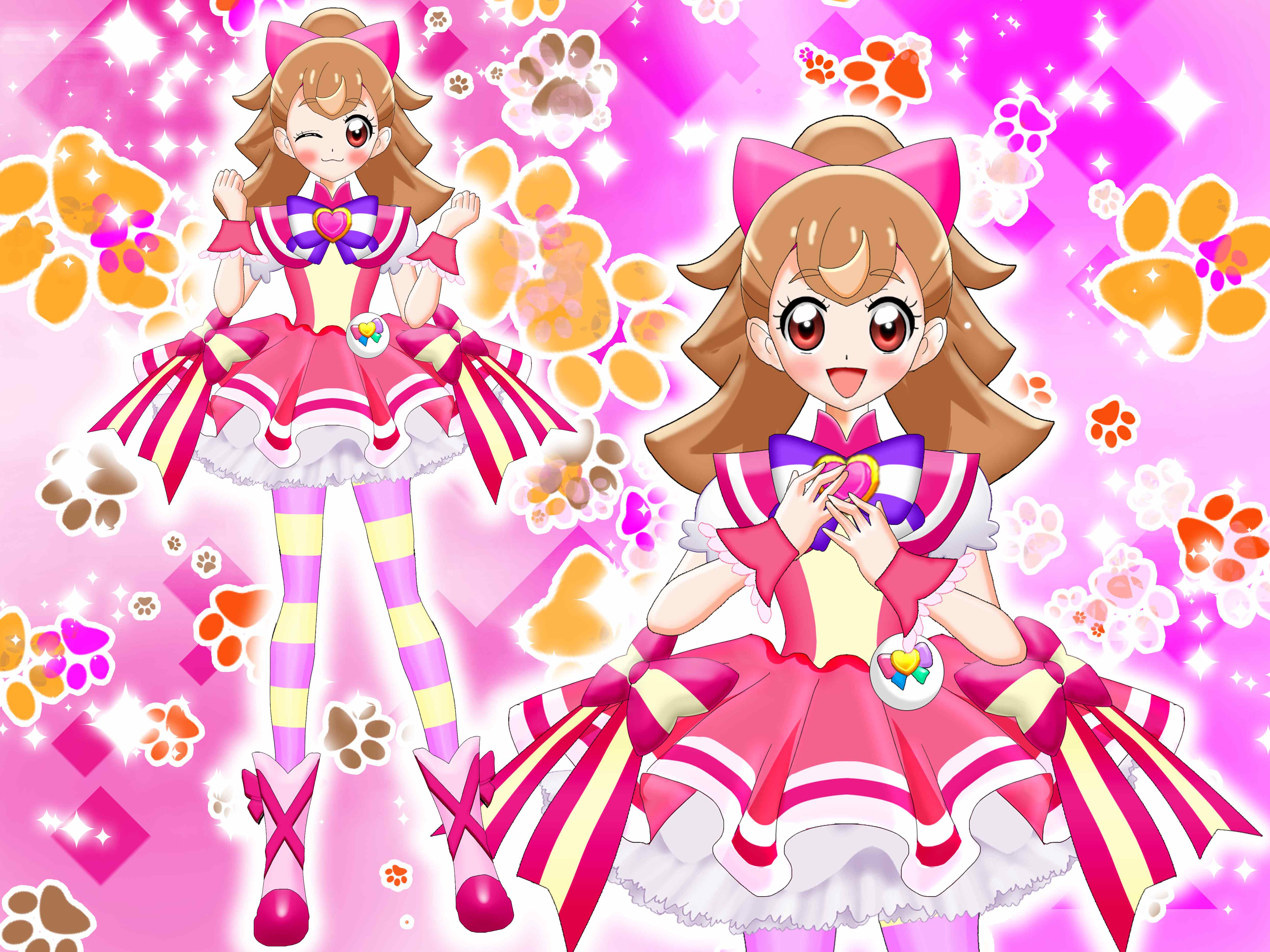 キュアワンダフルミッドフォーム♥犬飼こむぎちゃん♥通行人E様